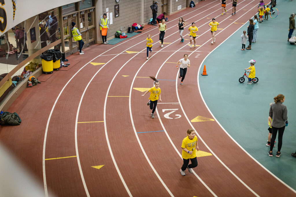 Interior running track