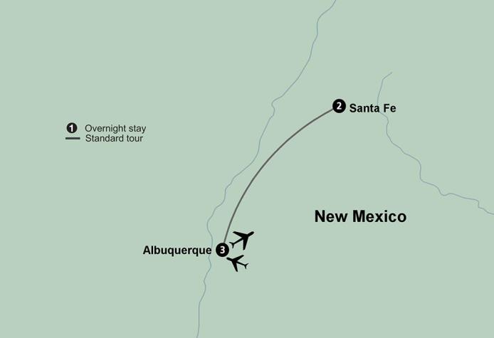 Albuquerque Trip Map