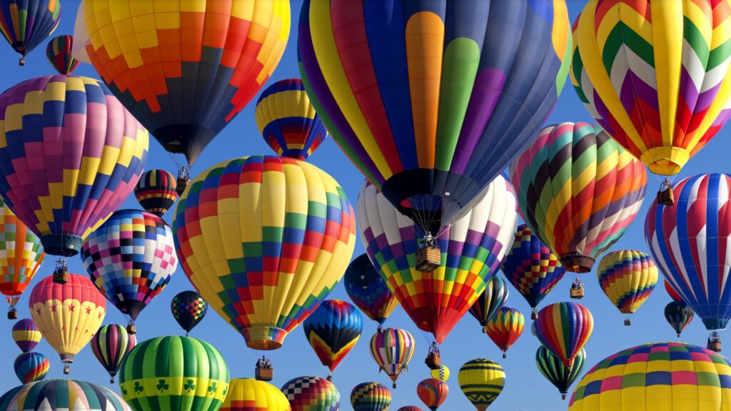 Photo of hot air balloons