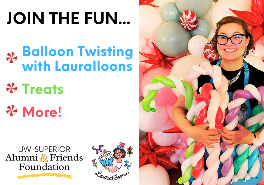 'Balloon Twisting with Lauralloons' by UW-Superior Alumni & Friends Foundation