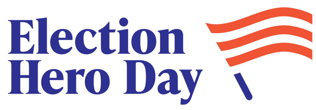 'Election Hero Day' logo