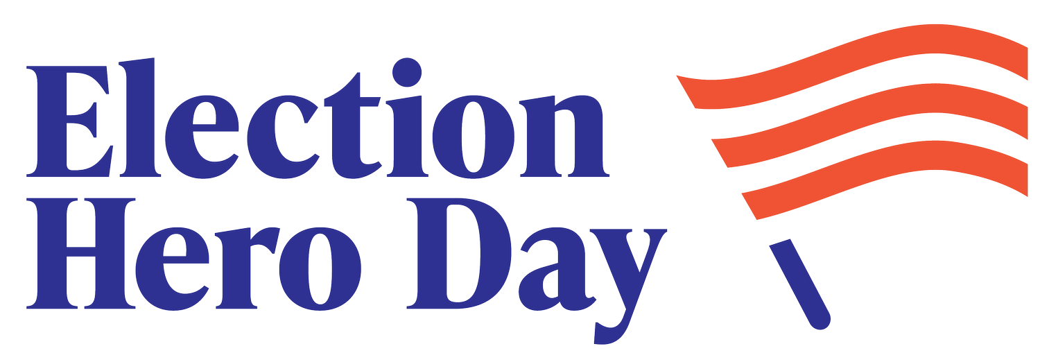 'Election Hero Day' logo