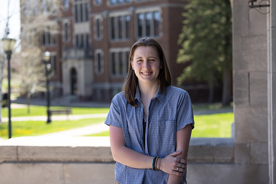 Kyla Smith will graduate from the University of Wisconsin–Superior on Saturday, May 17, summa cum laude, with a Bachelor of Science in psychology and a double minor in behavioral neuroscience and art.