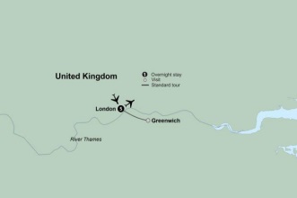 Map of London trip
