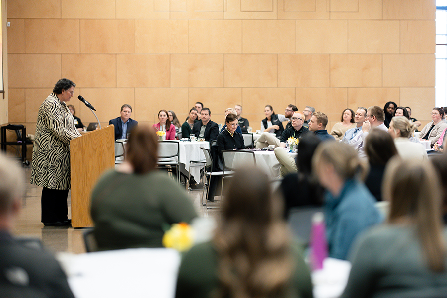 The University of Wisconsin-Superior’s annual Faculty and Staff Recognition Program was held Wednesday, May 8, with several faculty and staff being honored for their service and commitment to the university.