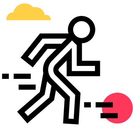 Running figure
