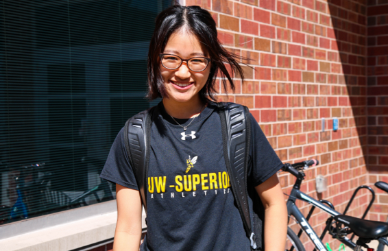 UW-Superior student smiling