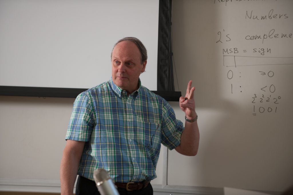 UW-Superior professor teaching math
