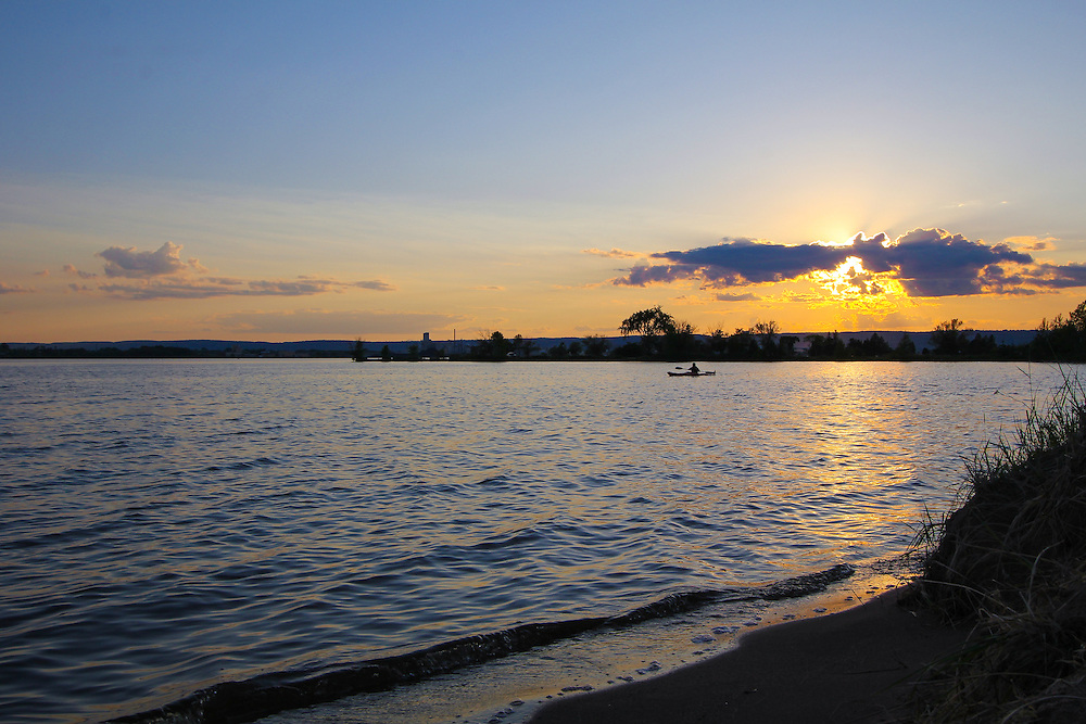 Sunset view of Lake Superior