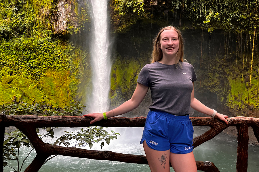 For Chloe Higgins, who graduated from UW-Superior in December, the Study Abroad Program at the University of Wisconsin-Superior provided one of those opportunities she discovered – even before classes began.