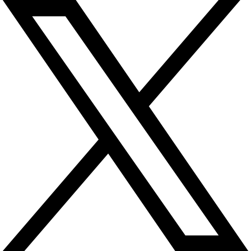 Black stylized “X” logo with bold lines on a light gray background, featuring sharp angles and a modern, minimalist design.